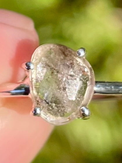 Herkimer Diamond Ring Size 10 - Morganna’s Treasures