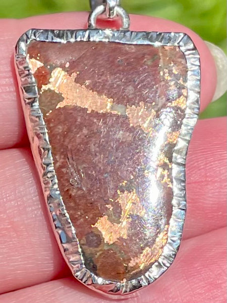 Copper Agate Slice Pendant - Morganna’s Treasures 