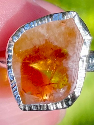 Citrine Stalactite Ring Size 8 - Morganna’s Treasures