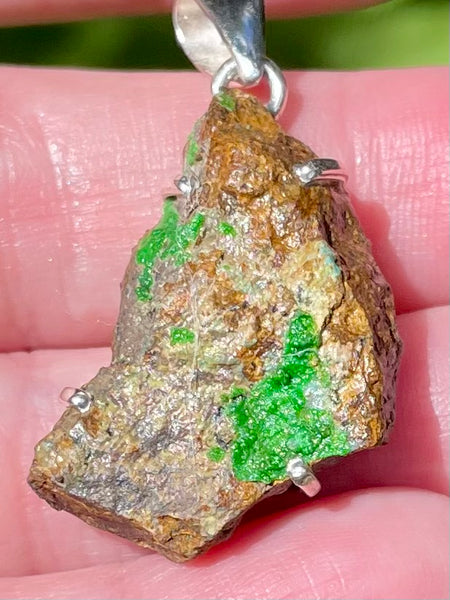 Rough Conichalcite Pendant - Morganna’s Treasures