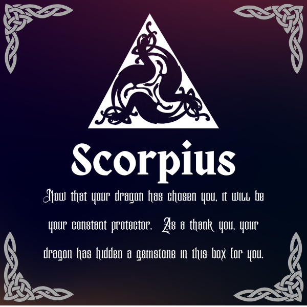 “Scorpius” Dragon Protector
