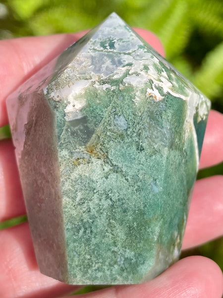 Moss Agate Point - Morganna’s Treasures 