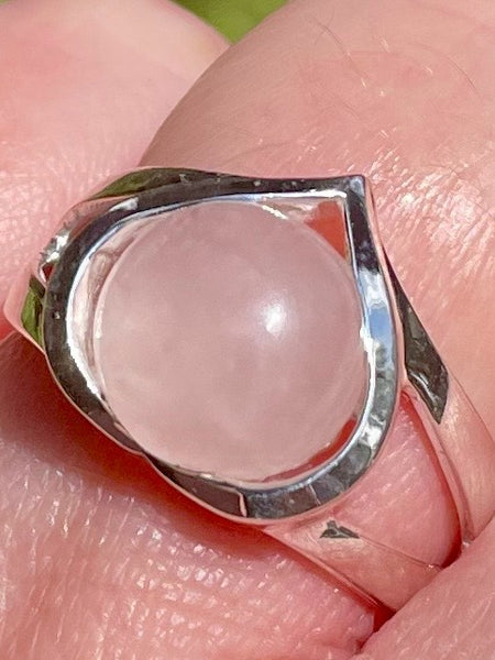 Beautiful Rose Quartz Ring Size 8 - Morganna’s Treasures 