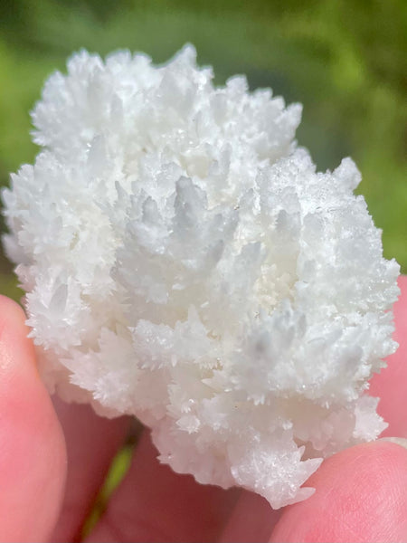 Fluorescent White Aragonite - Morganna’s Treasures 