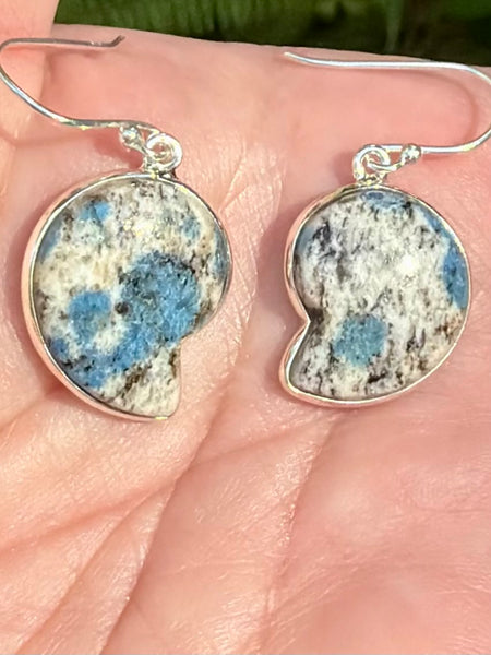 K2 Azurite Earrings