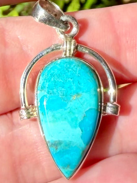 Blue Mohave Turquoise Pendant