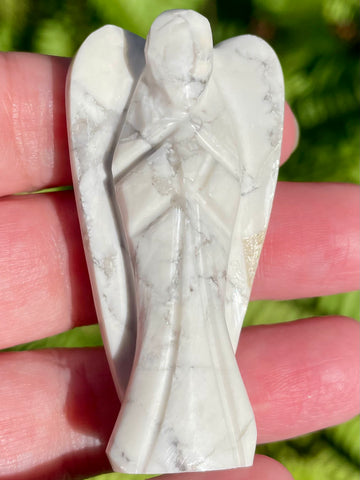 Howlite Pocket Angel - Morganna’s Treasures 