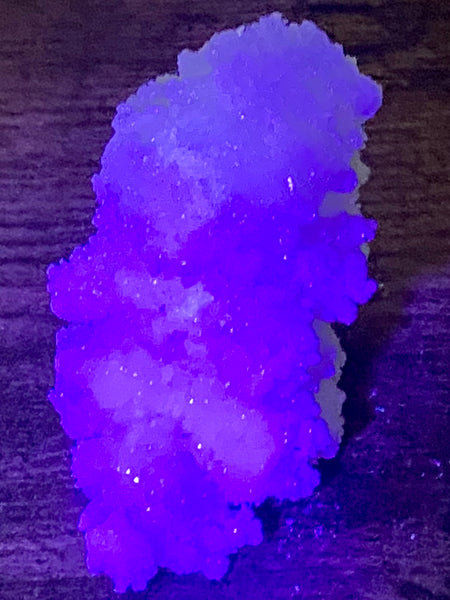 Fluorescent White Aragonite - Morganna’s Treasures 