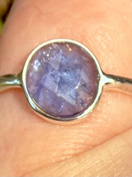 Faceted Iolite Ring Size 5.5 - Morganna’s Treasures