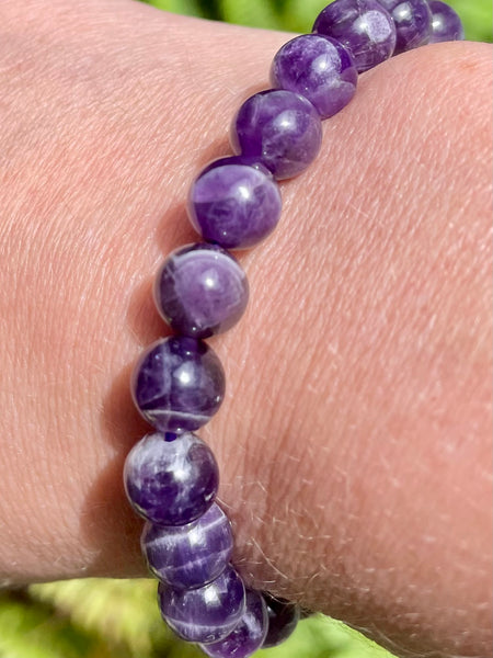 Chevron Amethyst Bracelet - Morganna’s Treasures