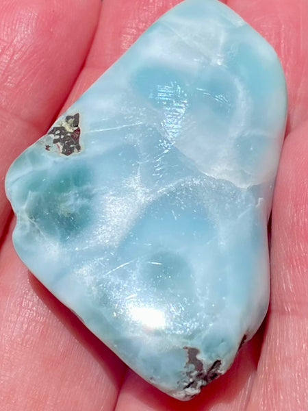 Larimar Palm Stone - Morganna’s Treasures