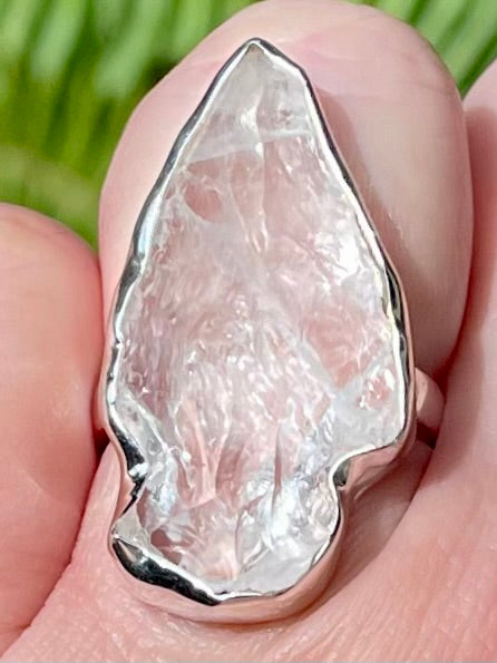 Clear Quartz Arrowhead Ring Size 7 - Morganna’s Treasures 