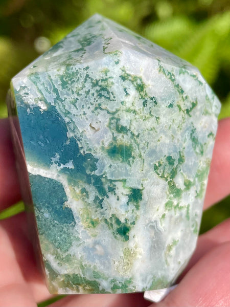 Moss Agate Point - Morganna’s Treasures 