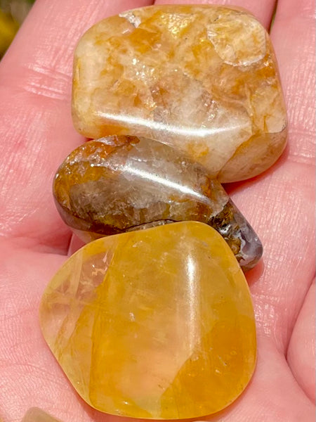 Golden Healer Quartz Tumbled Stones - Morganna’s Treasures