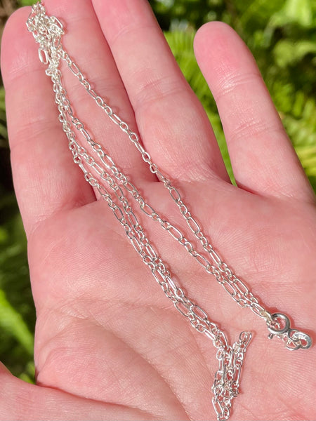 Sterling Silver link Chain 24 inches - Morganna’s Treasures 