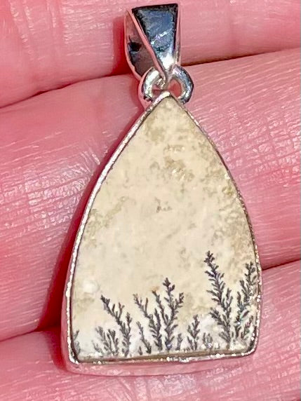 Psilomelane Dendrite Pendant