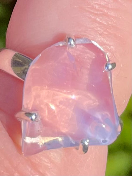 Rough Lavender Quartz Ring Size 9 - Morganna’s Treasures