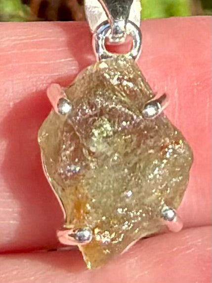 Rough Watermelon Tourmaline Pendant - Morganna’s Treasures
