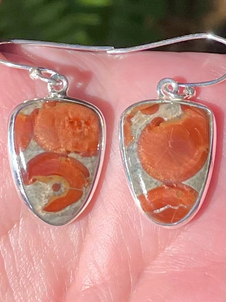 Peanut Obsidian Earrings