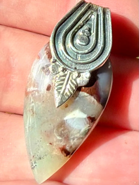 Aqua Chrysoprase Pendant