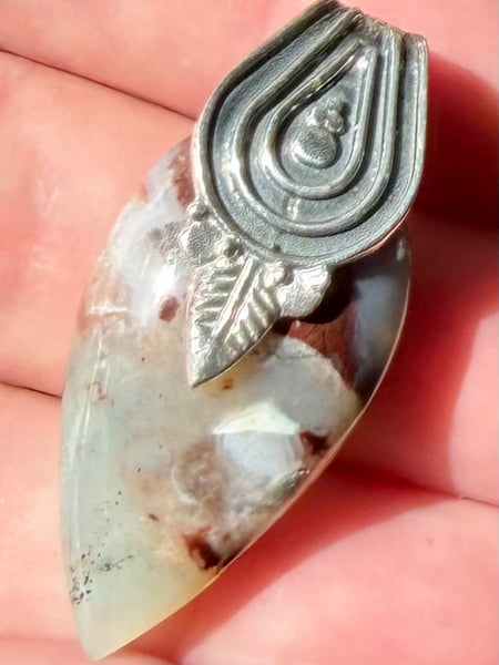 Aqua Chrysoprase Pendant