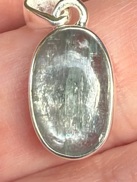 Aqua Kyanite Pendant