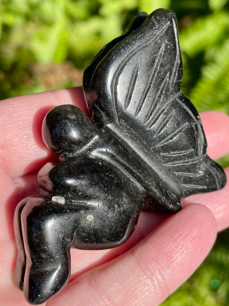 Black Obsidian Fairy - Morganna’s Treasures