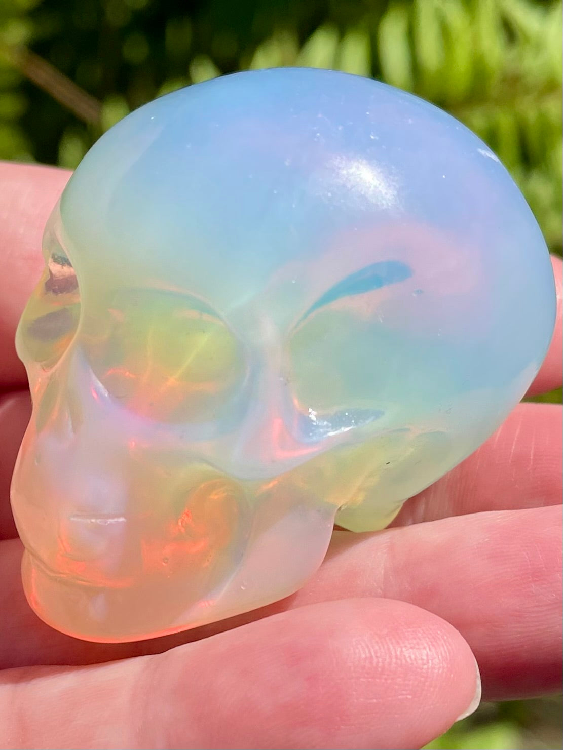 Opalite Skull - Morganna’s Treasures 