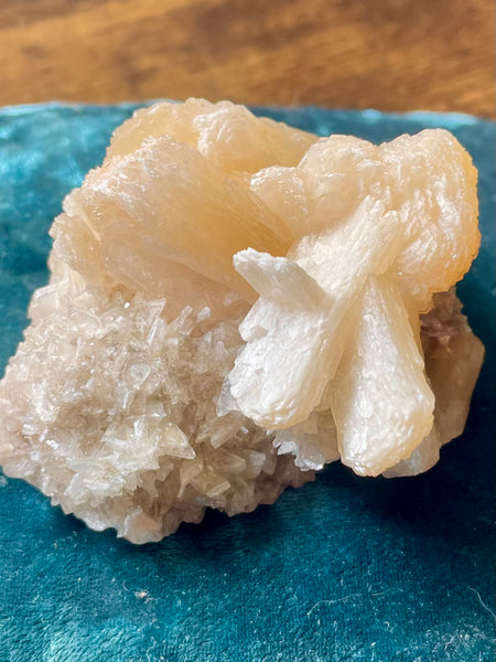 Stilbite with Heulandite Crystal Cluster