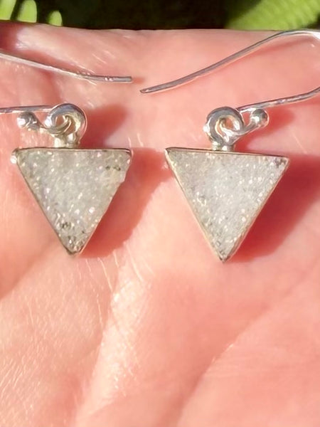 Angel Aura Quartz Druzy Earrings