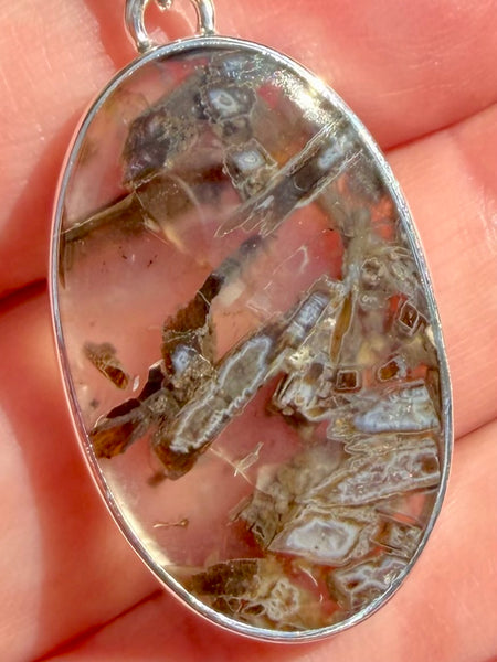 Turkish Tube Agate Pendant