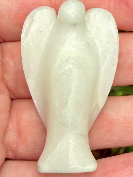 White Jade Pocket Angel