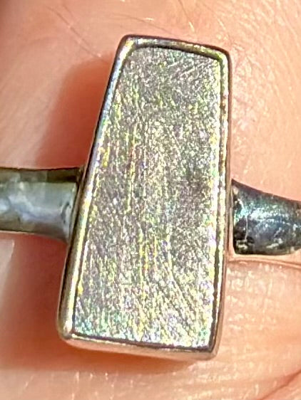 Stunning Muonionalusta Meteorite Ring Size 7 - Morganna’s Treasures