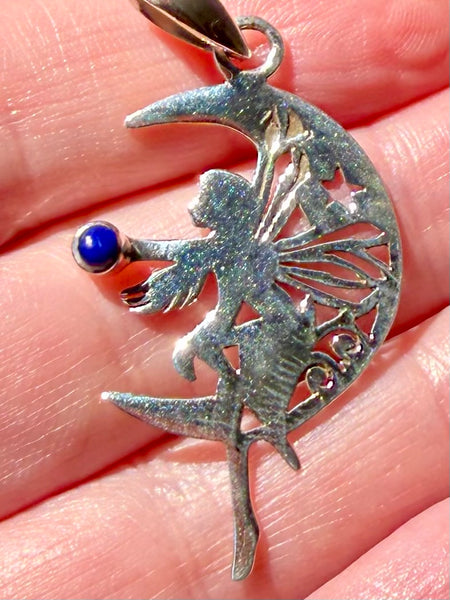Lapis Lazuli Fairy Pendant - Morganna’s Treasures