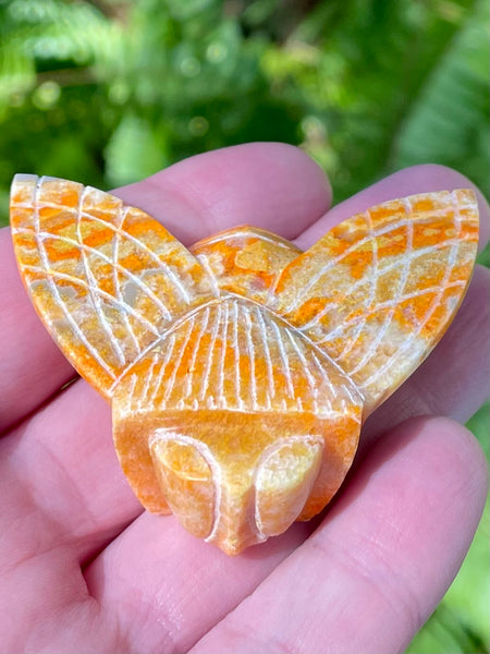 Hand Carved Bumblebee Jasper Bee - Morganna’s Treasures