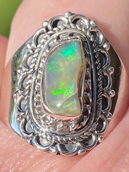 Ethiopian Opal Ring Size 8 - Morganna’s Treasures 