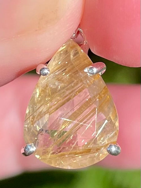 Rutilated Quartz Pendant - Morganna’s Treasures