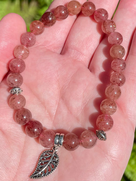 Lepidocrocite Feather Bracelet - Morganna’s Treasures