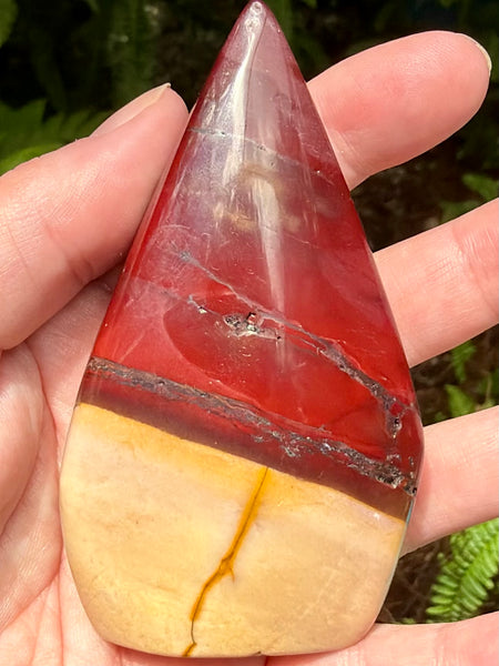 Beautiful Mookaite Jasper Flame