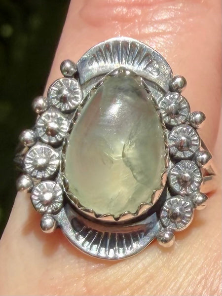 Prehnite Ring Size 7