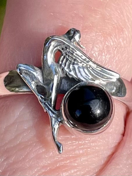 Black Onyx Fairy Ring Size 8 - Morganna’s Treasures