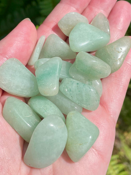 Green Aventurine Tumbled Stones - Morganna’s Treasures 