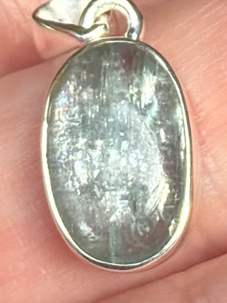 Aqua Kyanite Pendant