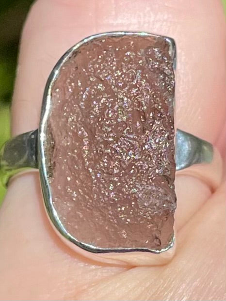 Saffordite Tektite Ring Size 5.5 - Morganna’s Treasures 