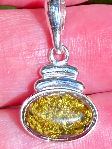 Green Amber Pendant