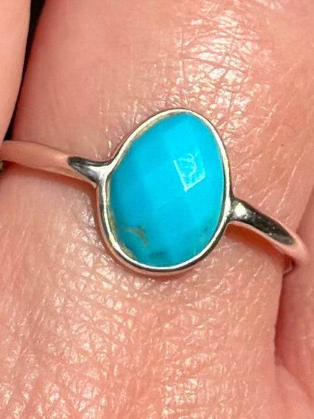Blue Mohave Turquoise Ring Size 9 - Morganna’s Treasures