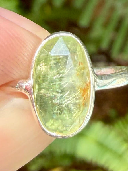 Green Kyanite Ring Size 5