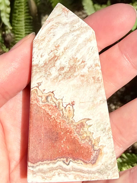Crazy Lace Agate Obelisk