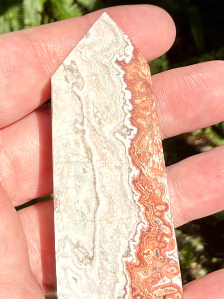 Crazy Lace Agate Obelisk