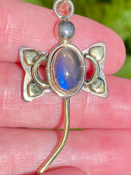 Labradorite Dragonfly Pendant - Morganna’s Treasures